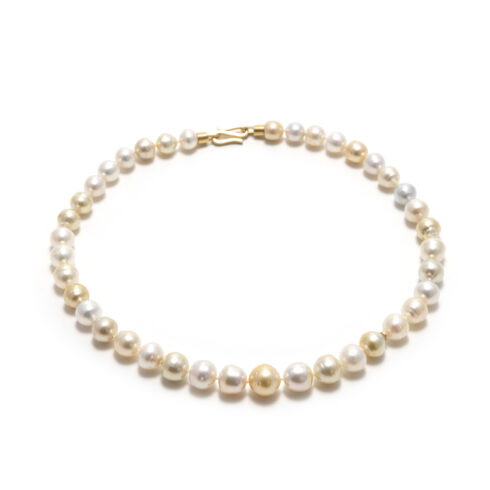 Collier "Rio Dorado", Südseeperlen