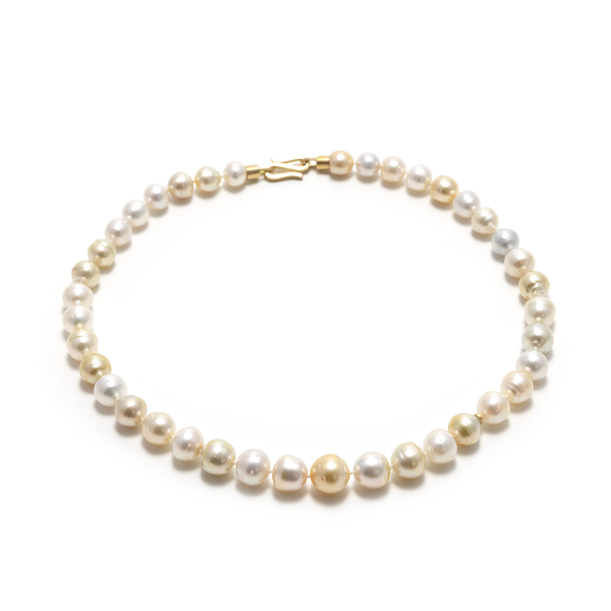 Collier "Rio Dorado", Südseeperlen