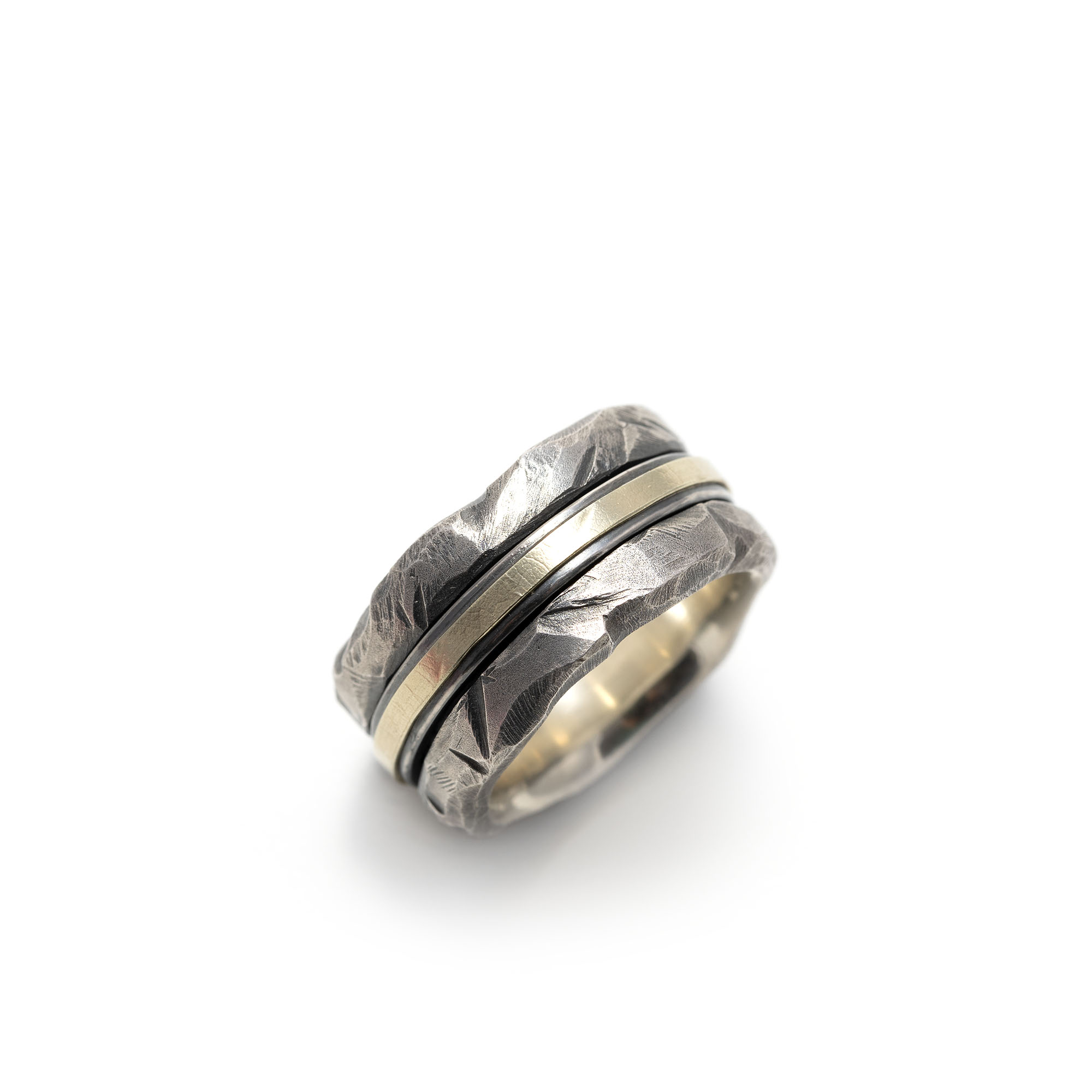 Silberring "Rad der Zeit"