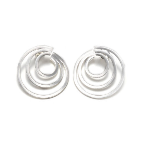 Ohrstecker "drei Silberkreise"