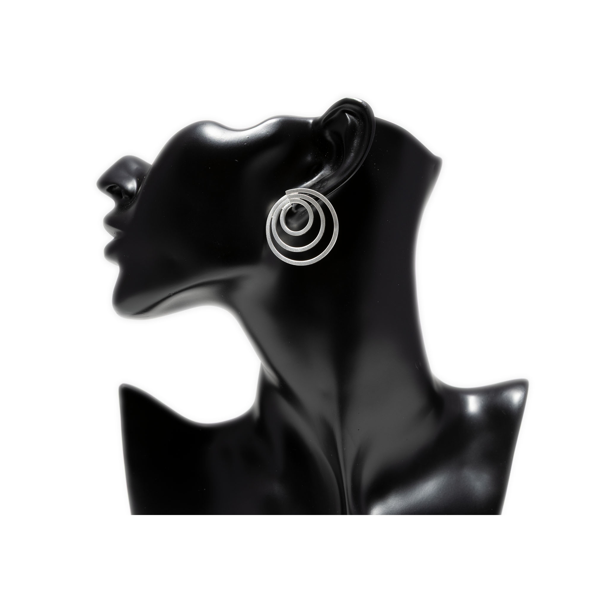 Ohrstecker "drei Silberkreise"